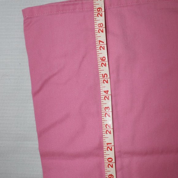 💖 Vintage Pink Dickies Black Zippers Juniors Size 7 - Picture 5 of 9